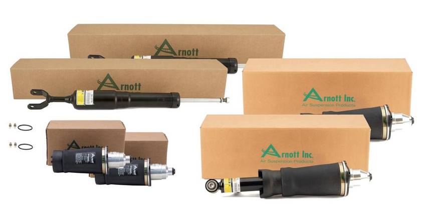 Audi Suspension Strut and Shock Absorber Assembly Kit - Front and Rear 4Z7616052A - Arnott 3999741KIT